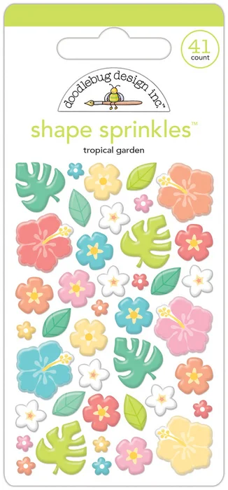 Shape Sprinkles - Tropical Garden  - Epoxy