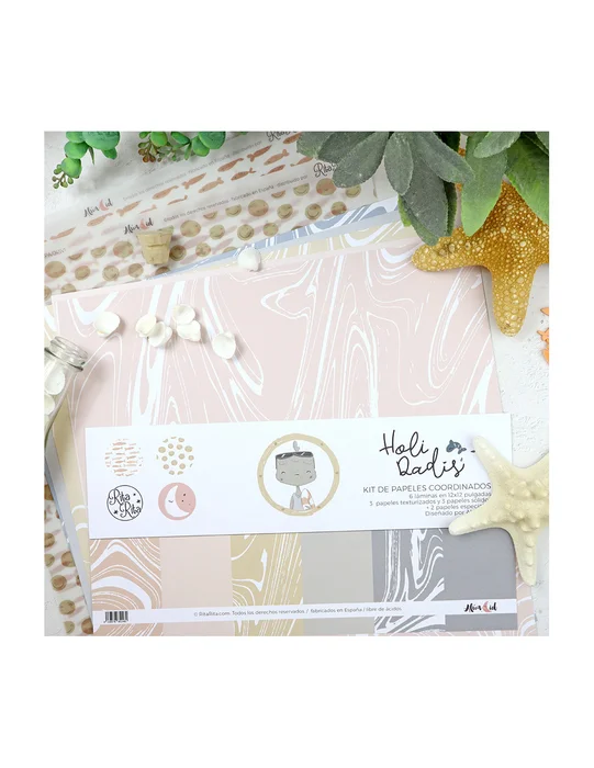 Kit de papeles s&oacute;lidos+especiales Holidadis