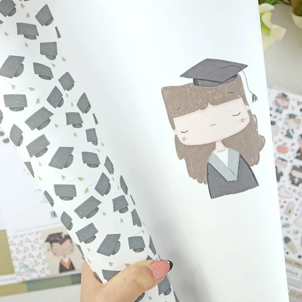 Papel laminado Graduada